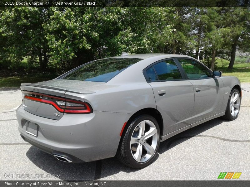 Destroyer Gray / Black 2018 Dodge Charger R/T