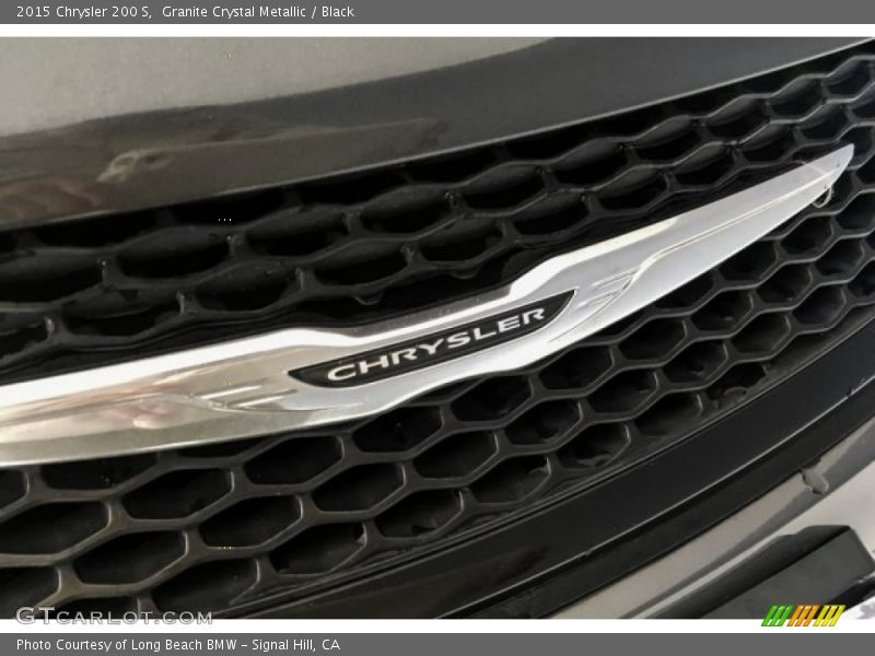 Granite Crystal Metallic / Black 2015 Chrysler 200 S