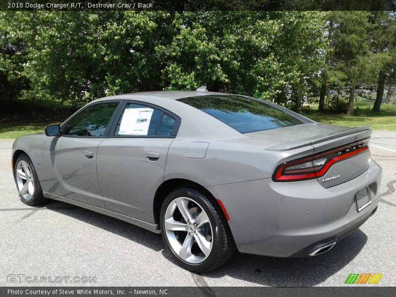 Destroyer Gray / Black 2018 Dodge Charger R/T