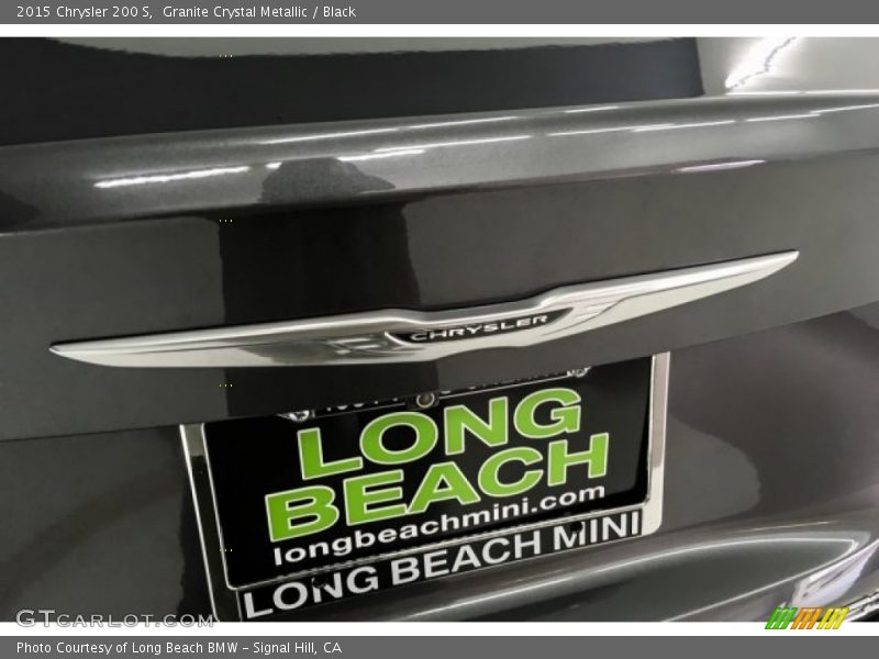 Granite Crystal Metallic / Black 2015 Chrysler 200 S