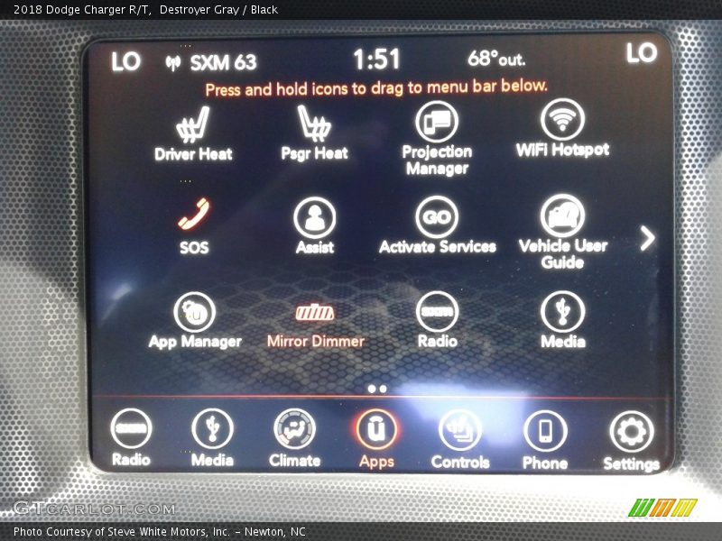 Destroyer Gray / Black 2018 Dodge Charger R/T