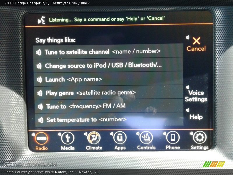 Destroyer Gray / Black 2018 Dodge Charger R/T