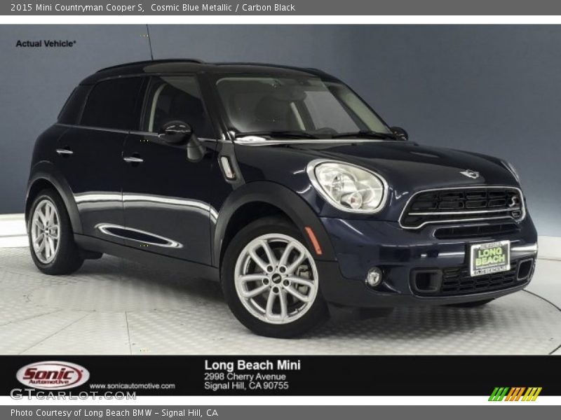 Cosmic Blue Metallic / Carbon Black 2015 Mini Countryman Cooper S