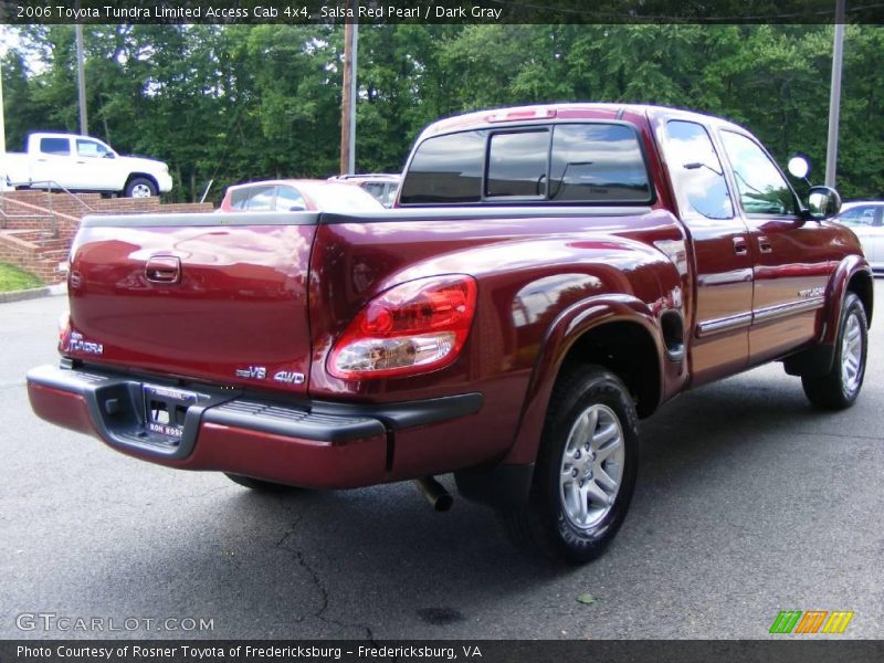 Salsa Red Pearl / Dark Gray 2006 Toyota Tundra Limited Access Cab 4x4