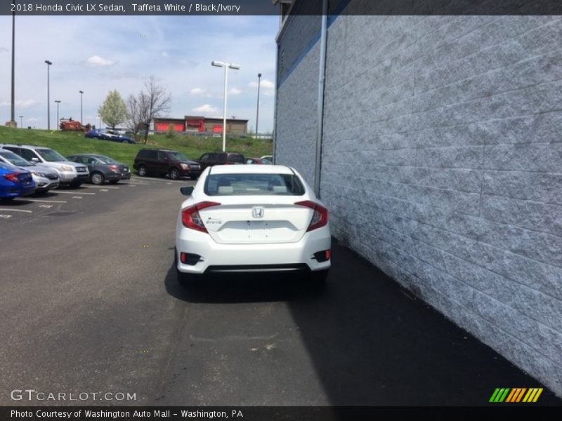 Taffeta White / Black/Ivory 2018 Honda Civic LX Sedan