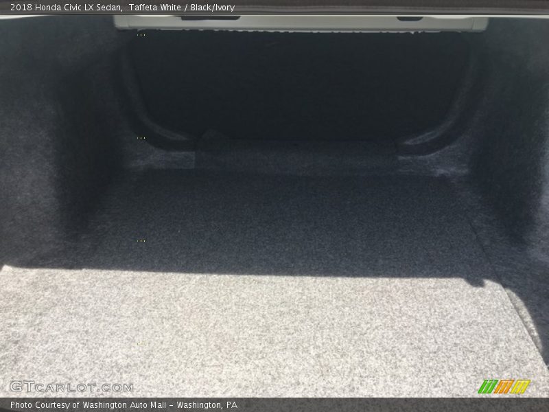 Taffeta White / Black/Ivory 2018 Honda Civic LX Sedan