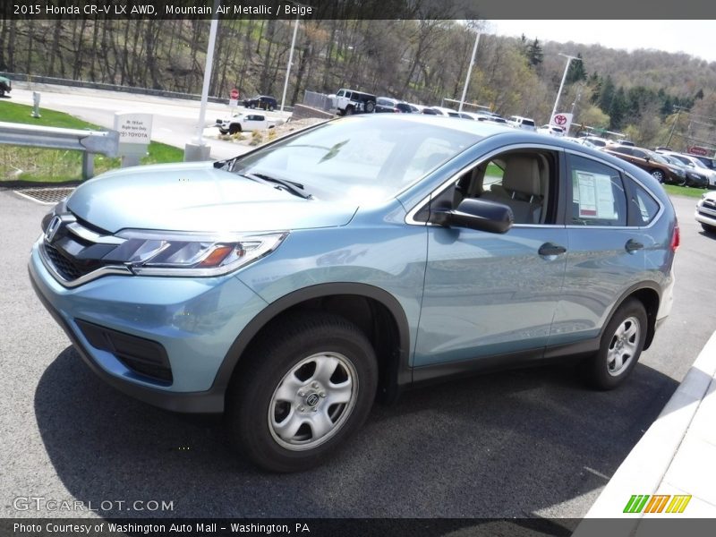Mountain Air Metallic / Beige 2015 Honda CR-V LX AWD