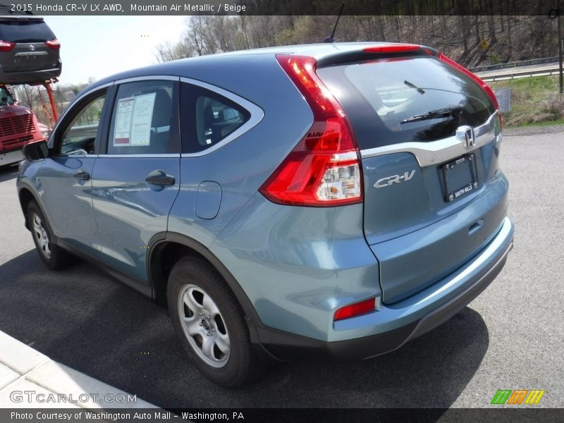 Mountain Air Metallic / Beige 2015 Honda CR-V LX AWD