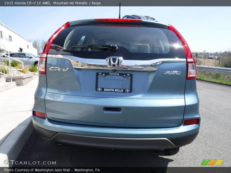 Mountain Air Metallic / Beige 2015 Honda CR-V LX AWD