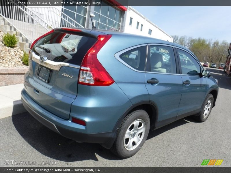 Mountain Air Metallic / Beige 2015 Honda CR-V LX AWD