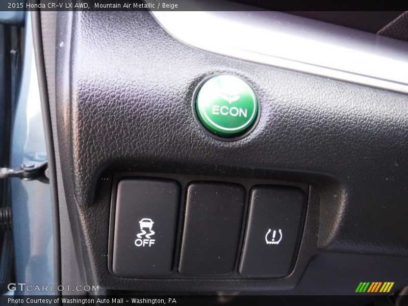 Mountain Air Metallic / Beige 2015 Honda CR-V LX AWD
