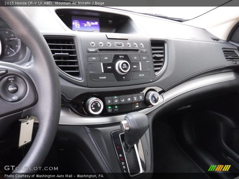 Mountain Air Metallic / Beige 2015 Honda CR-V LX AWD