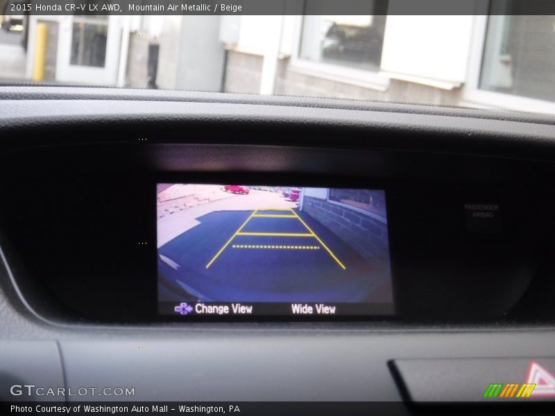 Mountain Air Metallic / Beige 2015 Honda CR-V LX AWD
