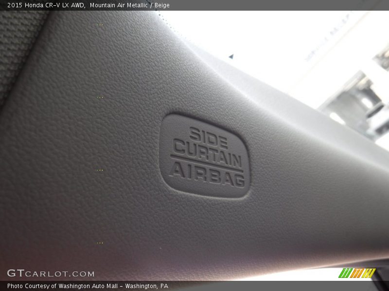 Mountain Air Metallic / Beige 2015 Honda CR-V LX AWD