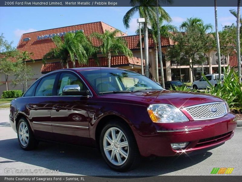Merlot Metallic / Pebble Beige 2006 Ford Five Hundred Limited