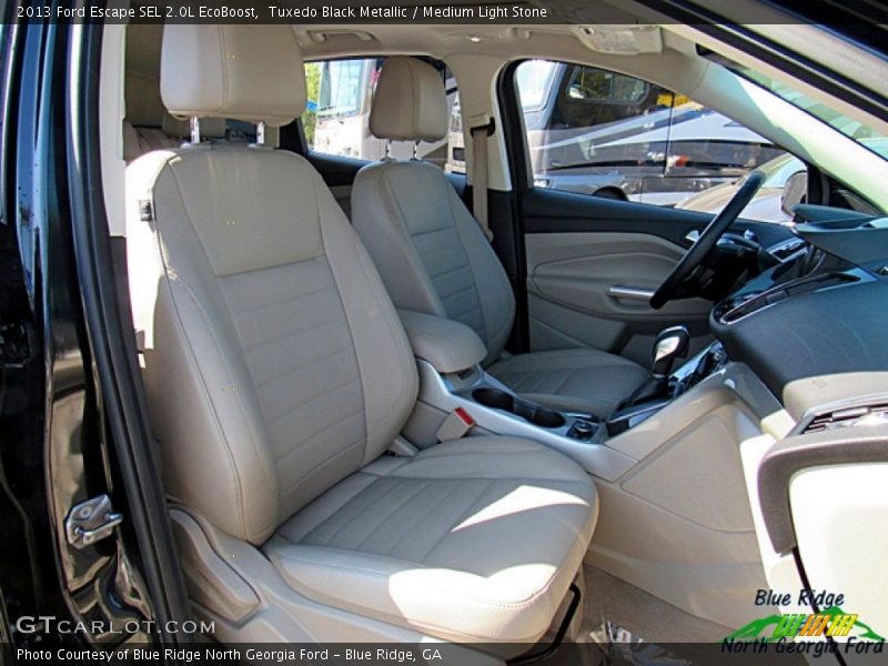 Tuxedo Black Metallic / Medium Light Stone 2013 Ford Escape SEL 2.0L EcoBoost