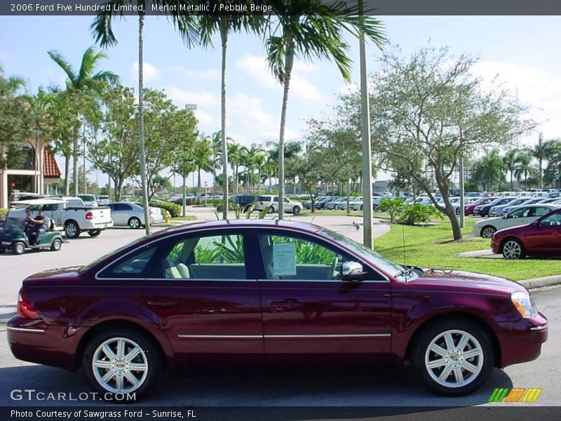 Merlot Metallic / Pebble Beige 2006 Ford Five Hundred Limited