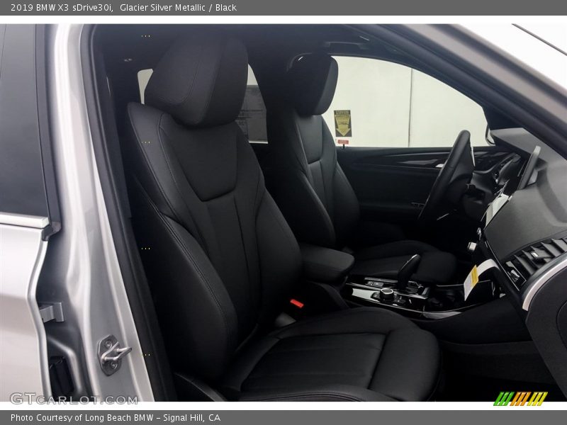 Glacier Silver Metallic / Black 2019 BMW X3 sDrive30i