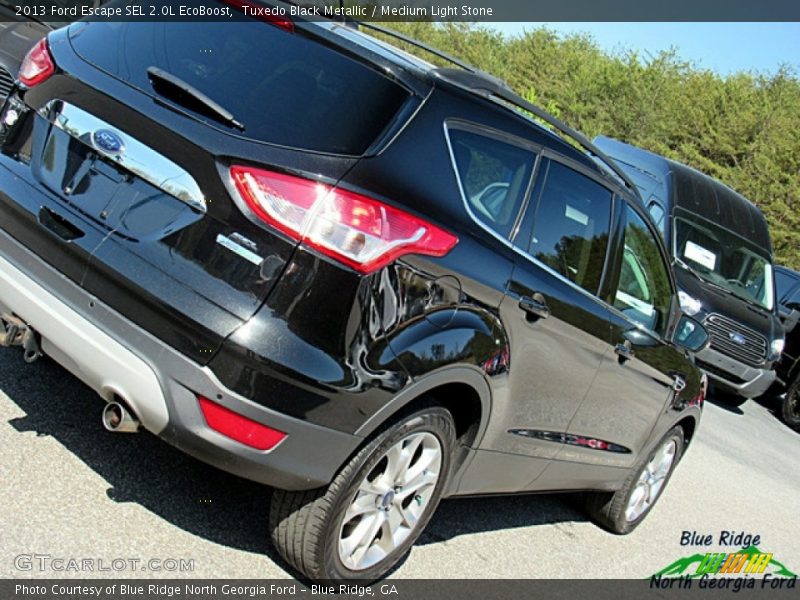Tuxedo Black Metallic / Medium Light Stone 2013 Ford Escape SEL 2.0L EcoBoost