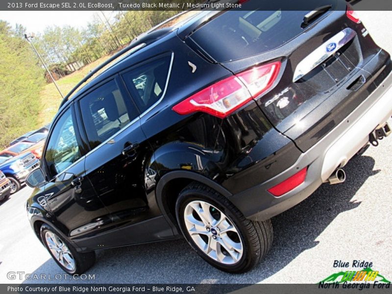 Tuxedo Black Metallic / Medium Light Stone 2013 Ford Escape SEL 2.0L EcoBoost
