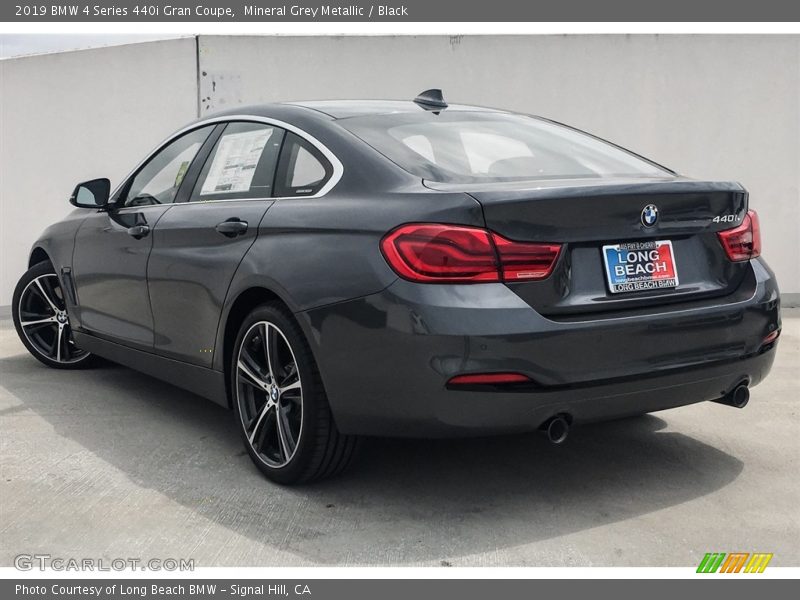 Mineral Grey Metallic / Black 2019 BMW 4 Series 440i Gran Coupe