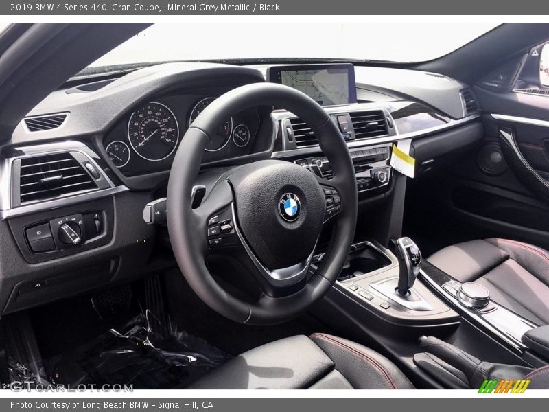 Mineral Grey Metallic / Black 2019 BMW 4 Series 440i Gran Coupe