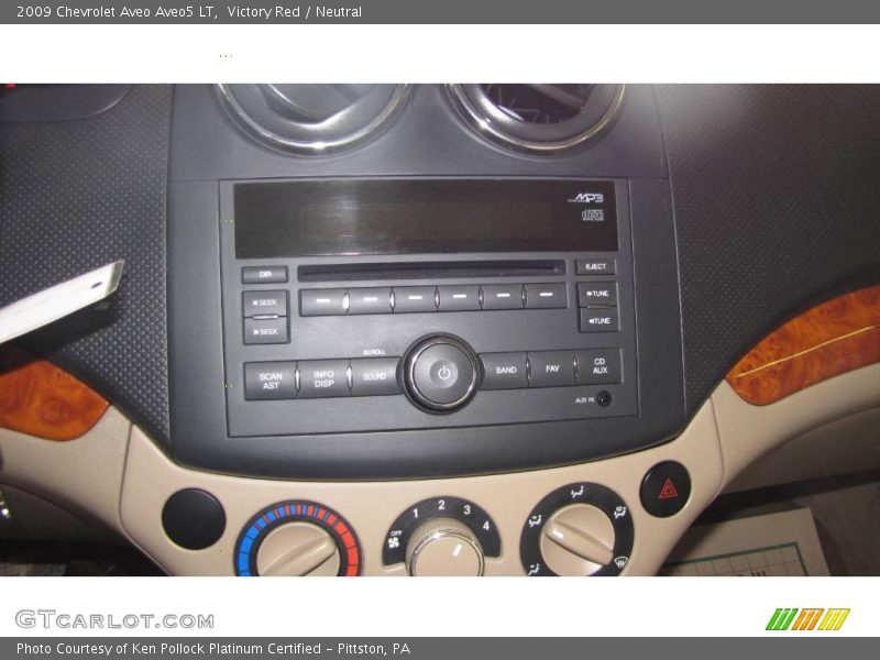 Victory Red / Neutral 2009 Chevrolet Aveo Aveo5 LT