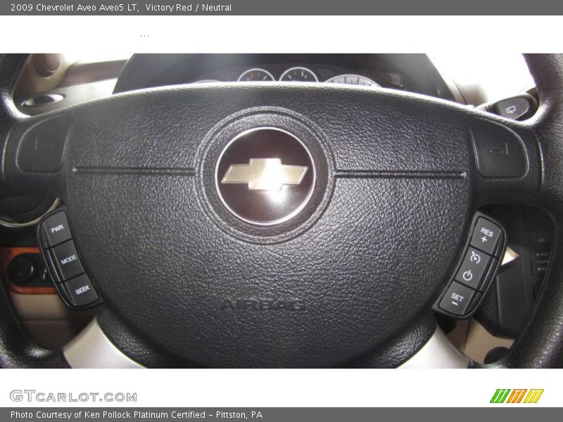 Victory Red / Neutral 2009 Chevrolet Aveo Aveo5 LT