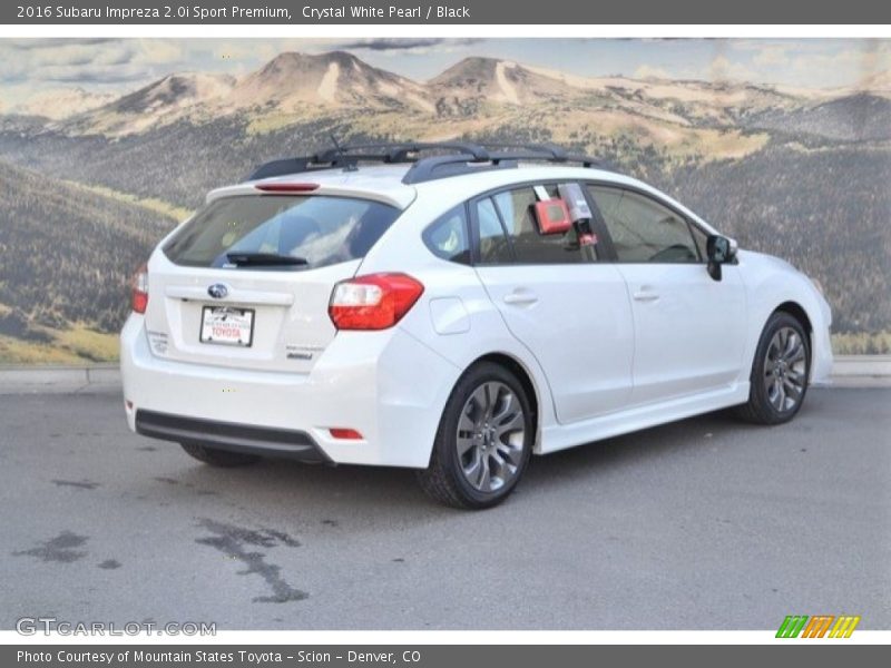 Crystal White Pearl / Black 2016 Subaru Impreza 2.0i Sport Premium