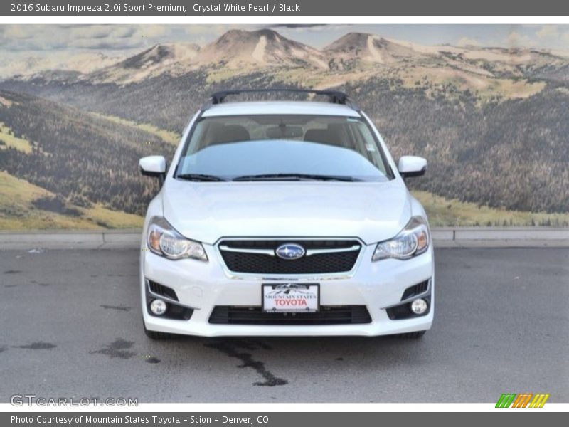 Crystal White Pearl / Black 2016 Subaru Impreza 2.0i Sport Premium