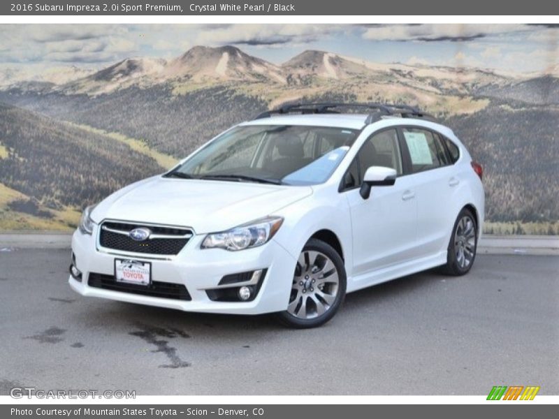 Crystal White Pearl / Black 2016 Subaru Impreza 2.0i Sport Premium