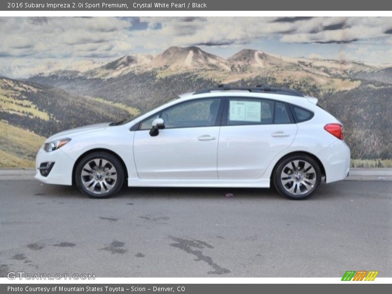 Crystal White Pearl / Black 2016 Subaru Impreza 2.0i Sport Premium