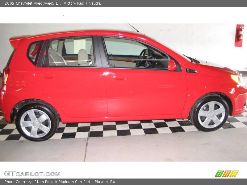 Victory Red / Neutral 2009 Chevrolet Aveo Aveo5 LT