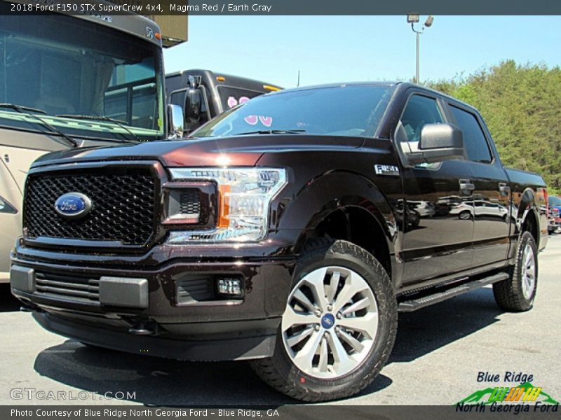 Magma Red / Earth Gray 2018 Ford F150 STX SuperCrew 4x4