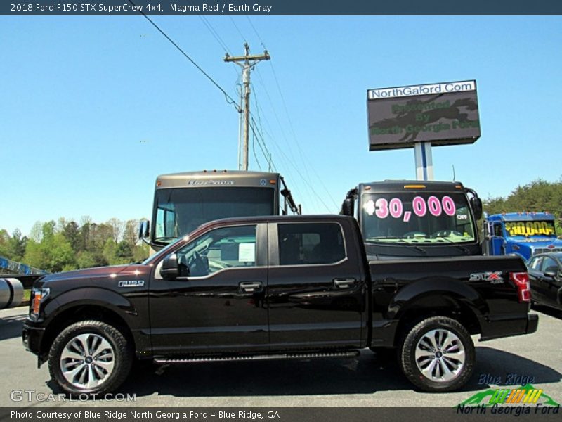 Magma Red / Earth Gray 2018 Ford F150 STX SuperCrew 4x4