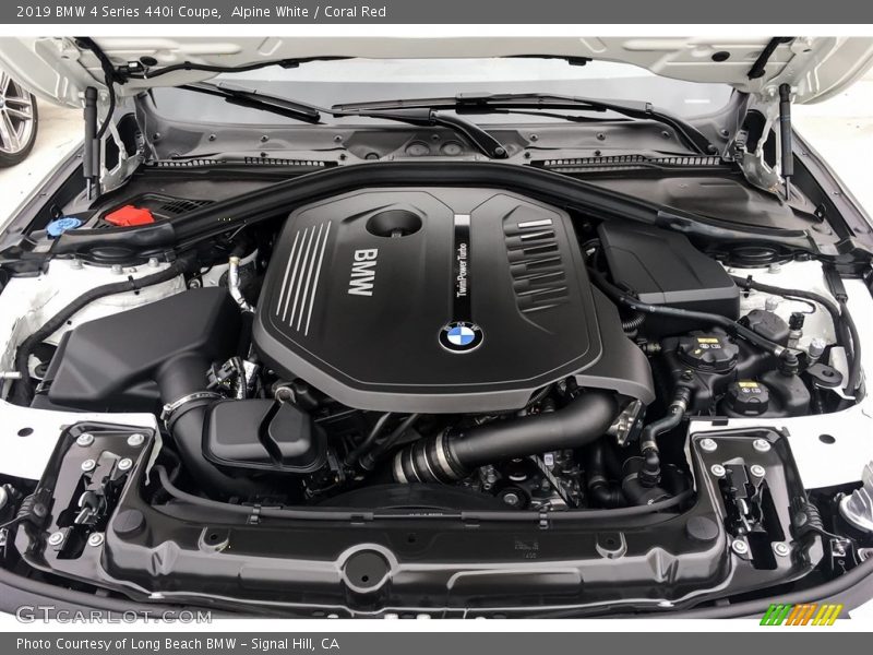  2019 4 Series 440i Coupe Engine - 3.0 Liter DI TwinPower Turbocharged DOHC 24-Valve VVT Inline 6 Cylinder