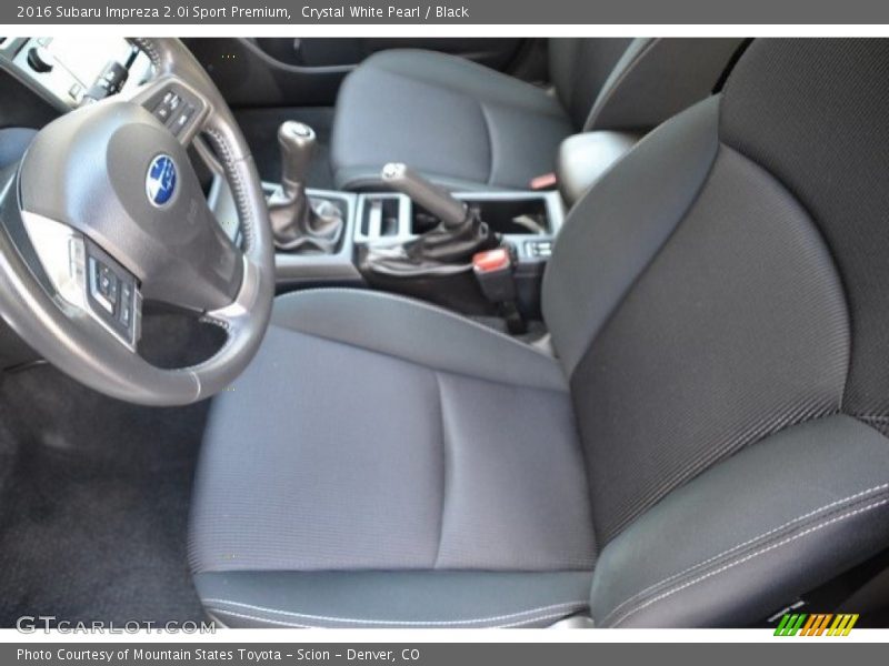 Crystal White Pearl / Black 2016 Subaru Impreza 2.0i Sport Premium