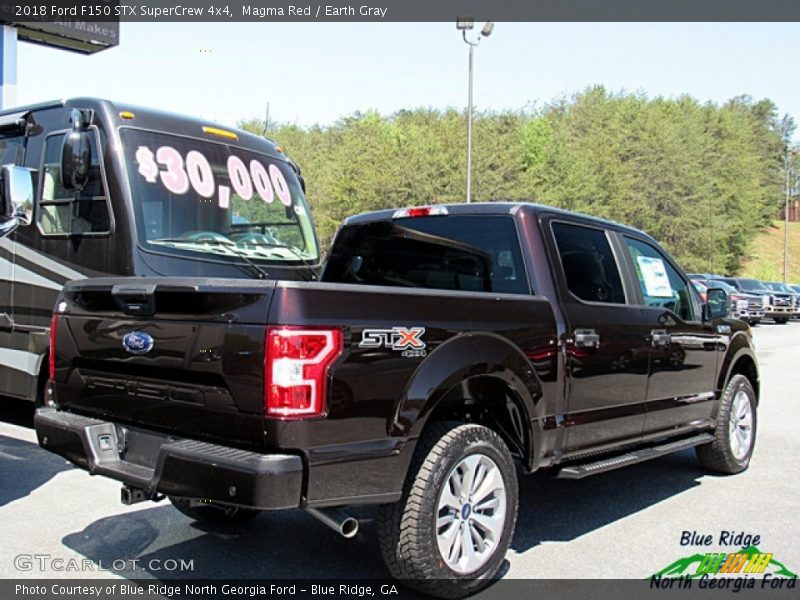 Magma Red / Earth Gray 2018 Ford F150 STX SuperCrew 4x4