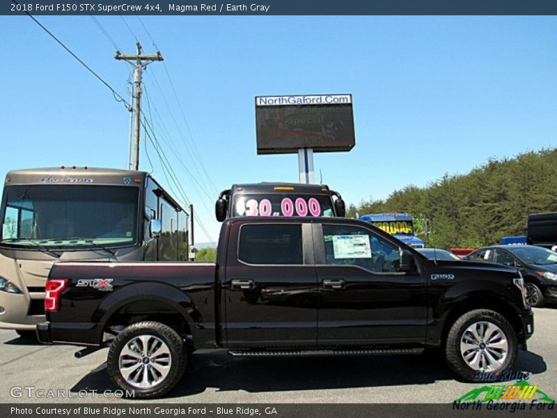 Magma Red / Earth Gray 2018 Ford F150 STX SuperCrew 4x4
