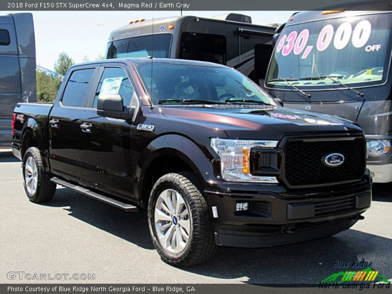 Magma Red / Earth Gray 2018 Ford F150 STX SuperCrew 4x4