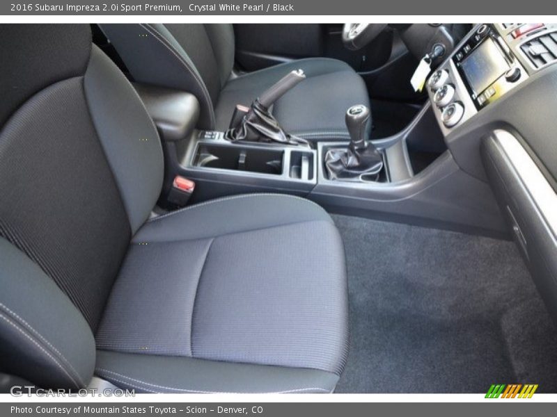 Crystal White Pearl / Black 2016 Subaru Impreza 2.0i Sport Premium