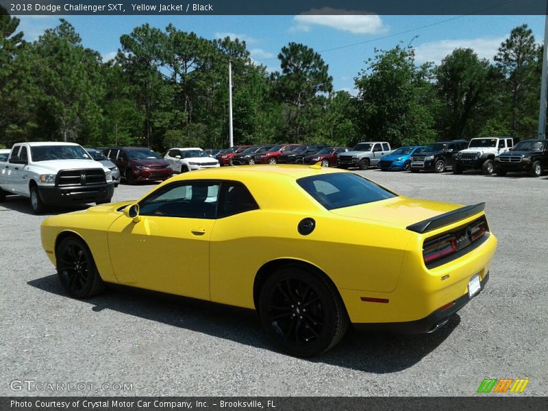 Yellow Jacket / Black 2018 Dodge Challenger SXT
