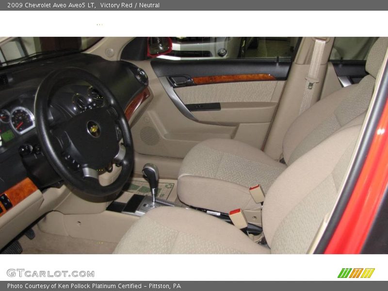 Victory Red / Neutral 2009 Chevrolet Aveo Aveo5 LT