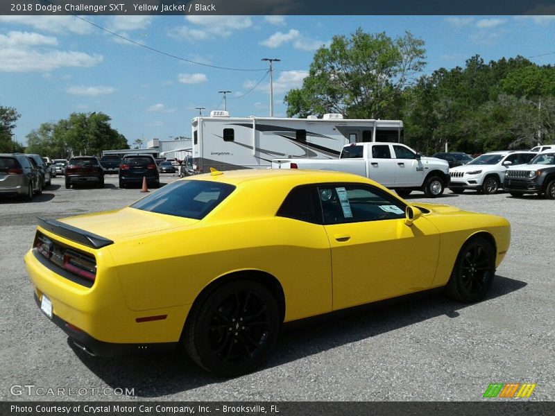 Yellow Jacket / Black 2018 Dodge Challenger SXT