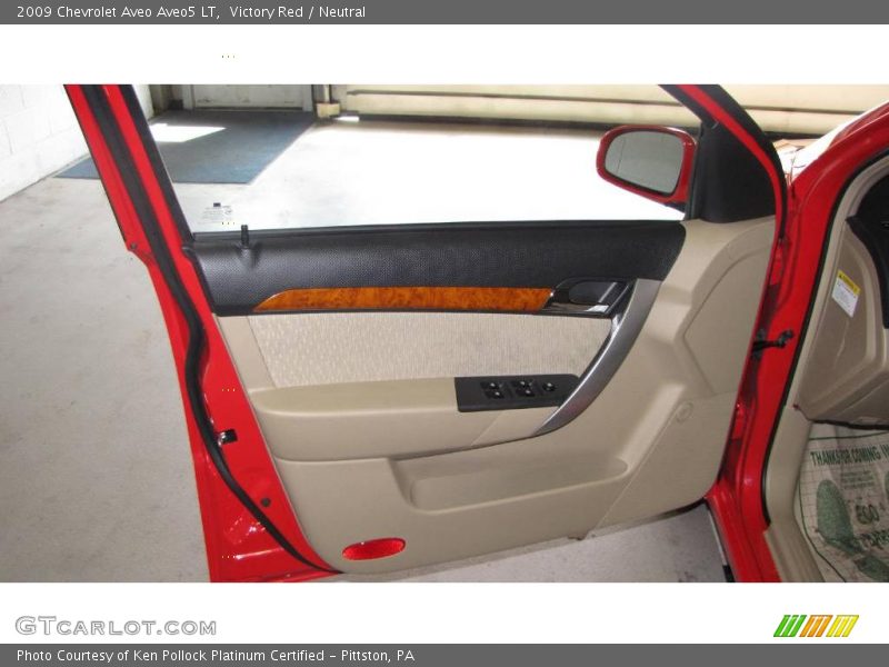 Victory Red / Neutral 2009 Chevrolet Aveo Aveo5 LT
