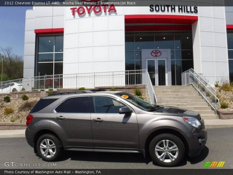 Mocha Steel Metallic / Brownstone/Jet Black 2012 Chevrolet Equinox LT AWD