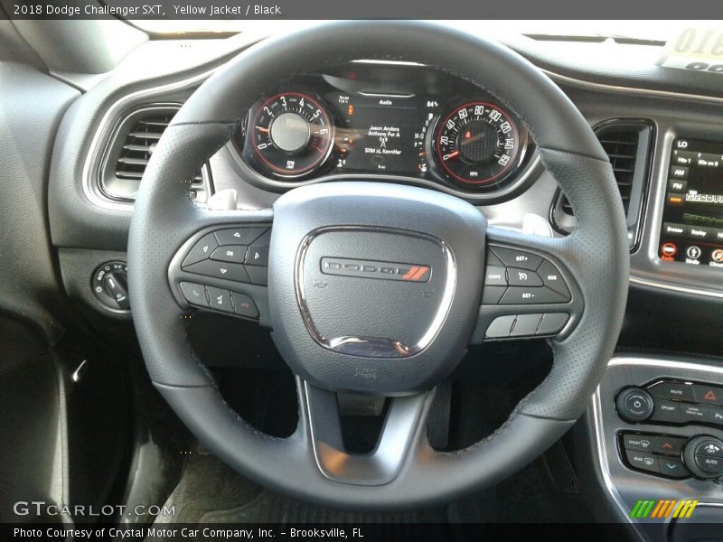 Yellow Jacket / Black 2018 Dodge Challenger SXT