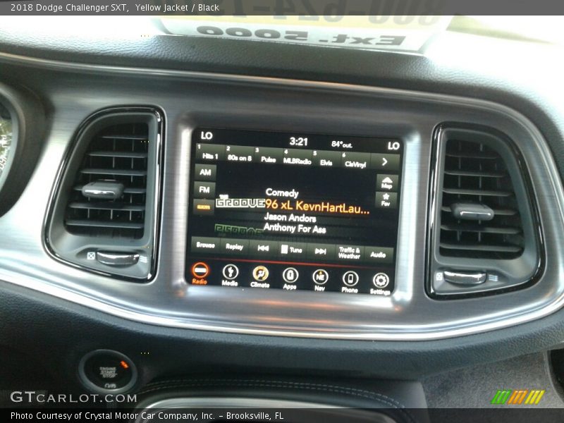 Yellow Jacket / Black 2018 Dodge Challenger SXT