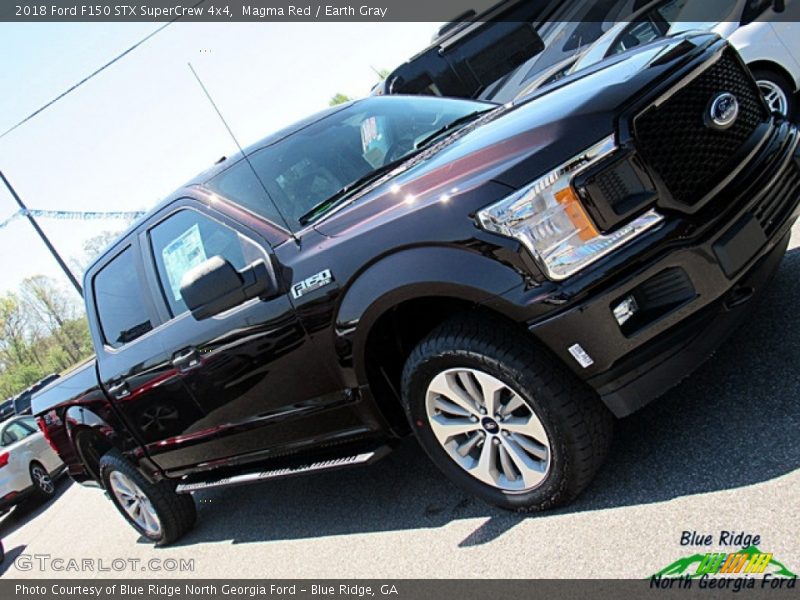 Magma Red / Earth Gray 2018 Ford F150 STX SuperCrew 4x4