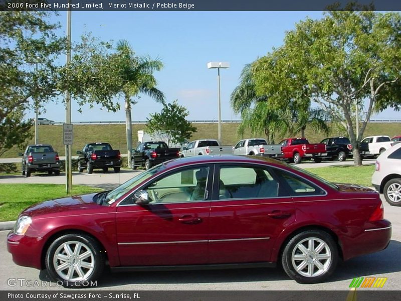 Merlot Metallic / Pebble Beige 2006 Ford Five Hundred Limited